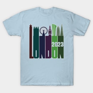 London Skyline 2023 T-Shirt